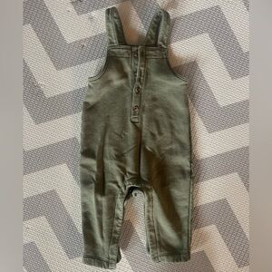 Olive Green Kids Overalls